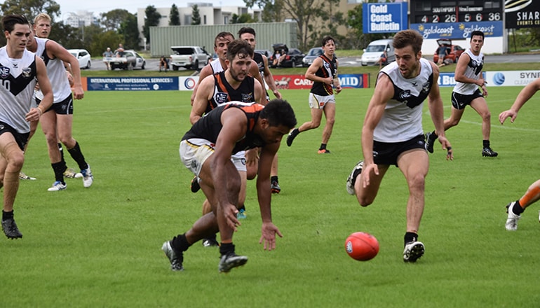 NT Thunder playing Southport in Round 8, 2017