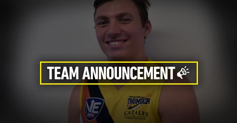 Coen Hutt in for debut game