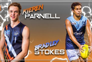 Kieren Parnell and Brad Stokes sign on