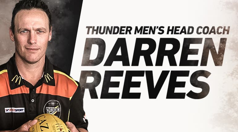 Darren Reeves the new NT Thunder Head Coach