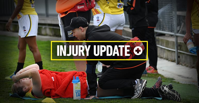 Injury update